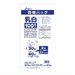 買物バッグ　東日本30号/西日本40号　白半透明　100枚入..