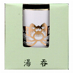 花立て　陶器(白磁) 【仏具用品】