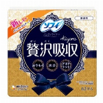 ソフィＫｉｙｏｒａ贅沢吸収無香料６２枚 【おりものシート 衛生用品 ナプキン 抗菌】