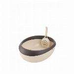 ラプレ ネコトイレ ハーフカバー ホワイト