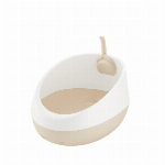 ラプレ ネコトイレ ハーフカバー ダークグレー