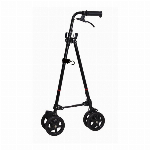 【軽量 伸縮杖】和彩 花鳥風月 月に兎（消炭・黒）身長約150-180cm