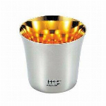 磨き屋シンジケート ぐいのみ100ｍｌ(金メッキ仕上げ)2Ｐ YJ2535