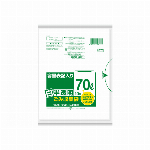 ＨＴ９２白半透明ごみ袋９０Ｌ１０枚