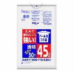 Ｐ５Ｒペール用ごみ袋４５Ｌ白半透明３０枚０．０２