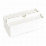 ペーパータオルケース　リップタイプ ホワイト スリム