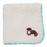 綿100％　無撚糸パイルのハンドタオル　ペンギン 54046