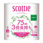 スコッティ フラワーパック　3倍長持ち　8ロール ダブル 【scottie トイ..