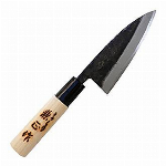 【国内のみ】源兼正黒打薄出刃120mm 1丁入