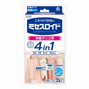 ミセスロイド　洋服ダンス用２個入　１年防虫