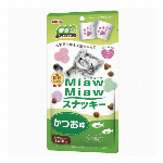 【欠品中】MiawMiaw スナッキー 4種のバラエティ まぐろ味かつお味焼きえ..
