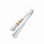 卓上トング　きゃっちだにゃん 白しま