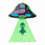 NEW　2Dカイト　UFO　連れ去られる牛