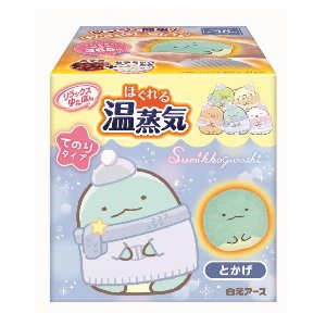 リラックスゆたぽん　てのり　ほぐれる温蒸気　すみっコとかげ 【カイロ用品 保温剤…
