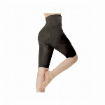 ミクスタイル骨盤ハイウエストハーフスパッツ ブラック　L-LL