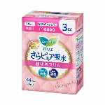 ロリエさらピュア吸水　超吸収スリム　３ｃｃ　パウダリーフラワーの香り 44枚