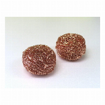 純銅製タワシボール　2個組 Ｆ21769
