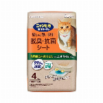 ニャンとも清潔トイレ 脱臭・抗菌シート 4枚入