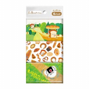 パンどろぼう　ミニポケットティシュ６個組