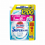 バスマジックリン　ＳＵＰＥＲ泡洗浄　香りが残らないタイプ　つめかえ用　１２００ｍｌ 【浴室用合成洗剤 超特大サイズ】