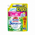 バスマジックリン　ＳＵＰＥＲ泡洗浄　グリーンハーブの香り　つめかえ用　１２００ｍｌ 【浴室用合成洗剤 超特大サイズ】