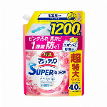 バスマジックリン　ＳＵＰＥＲ泡洗浄　アロマローズの香り　つめかえ用　１２００ｍｌ 【浴室用合成洗剤 超特大サイズ】