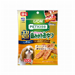 PETKISS　ワンちゃんの超歯みがきおやつ　チーズササミサンド 100g 【犬用スナック LION 小型犬用 歯垢除去】