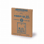 LD-530W　半透明　ポリ袋　30L・BOX・50P（箱入り） 【消耗品 水切り ゴミ袋】
