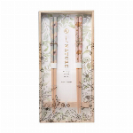 桐箱箸置付夫婦箸　ロッシュ 63190 【カトラリー ギフト】