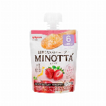 ピジョン　MINOTTA（ミノッタ）　国産くだものスムージー とちおとめミックス 70g 【育児用食品】