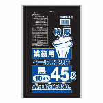 特厚　業務用　ペール用ポリ袋　45L　透明　10枚入 D-006