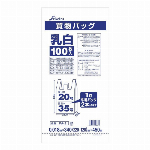 買物バッグ　レジ袋　白半透明　東日本60号/西日本50号　100枚 FA-006
