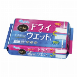 キレキラ！ ワイパー ドライ×ウエットシート 16枚×2パック入 【床掃除 フローリングワイパー】