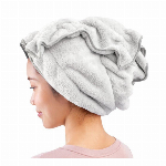 ヘアドライタオル fuwap （フワップ） グレー