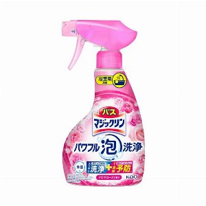 バスマジックリン　パワフル泡洗浄　アロマローズの香り　本体 350ml