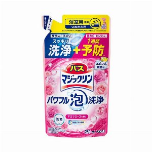 バスマジックリン　パワフル泡洗浄　アロマローズの香り　つめか..