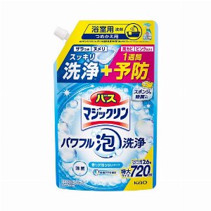 バスマジックリン　パワフル泡洗浄　香りが残らないタイプ　つめかえ用 720ml