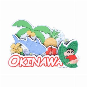 クレヨンしんちゃん　木製マグネット　オキナワ