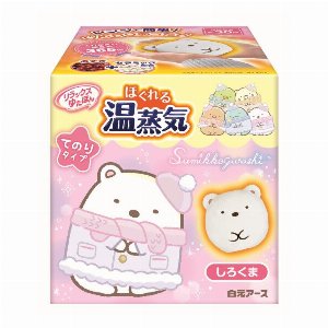 リラックスゆたぽん　てのり　ほぐれる温蒸気　すみっコしろくま 【カイロ用品 保温…