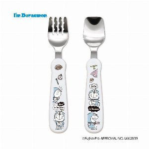 フォーク&スプーン print I’m Doraemon KJ280535 【燕三条ステンレス 保育士認定 ドラえもん】