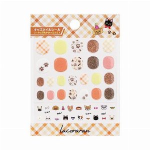 ラコララン　キッズネイルシール ０７　ドッグ＆キャット