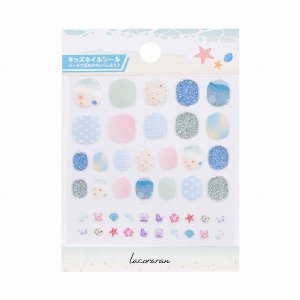 ラコララン　キッズネイルシール １０　トロピカルマーメイド