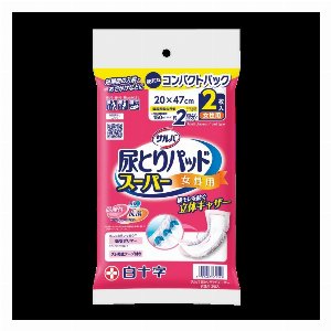 サルバ　尿とりパッド女性　２枚入 【介護用品 大人用 尿取りパッド】