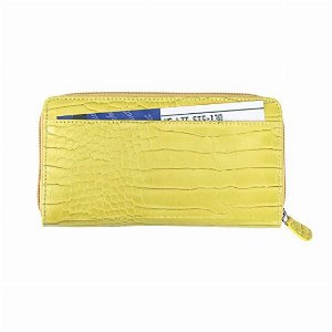 36カードたっぷり仕分け財布 イエロー
