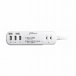 世界平和シリーズ 電源タップ付USB充電器 3×2 JF-PEACE2K