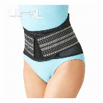 薄くても腰をしっかり支えるコルセット ブラック　4L-5L