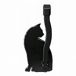 ドアストッパーねこ ホワイト　AKS-05WH