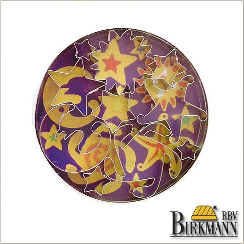 【BIRKMANN/ビルクマン】クッキー型セット（星と月、缶ケース入り、10ピース） 