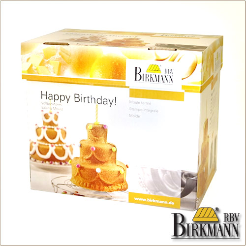 【BIRKMANN/ビルクマン】ケーキ焼型（３段ケーキ・11×14×9cm、1000ml） 