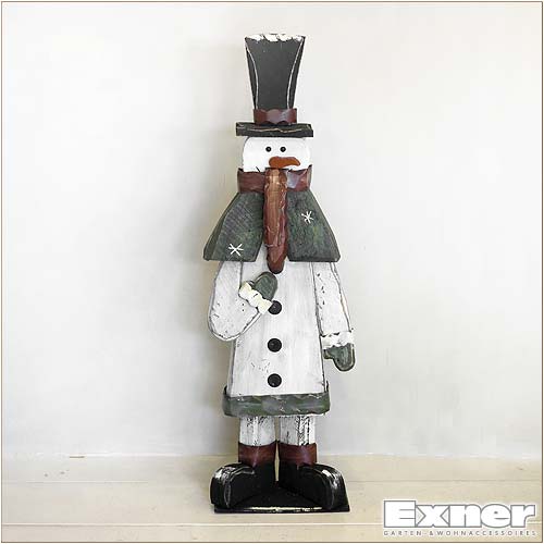 スノーマン木製オブジェ 楽天市場】ウッドカービング スノーマン 【クリスマス